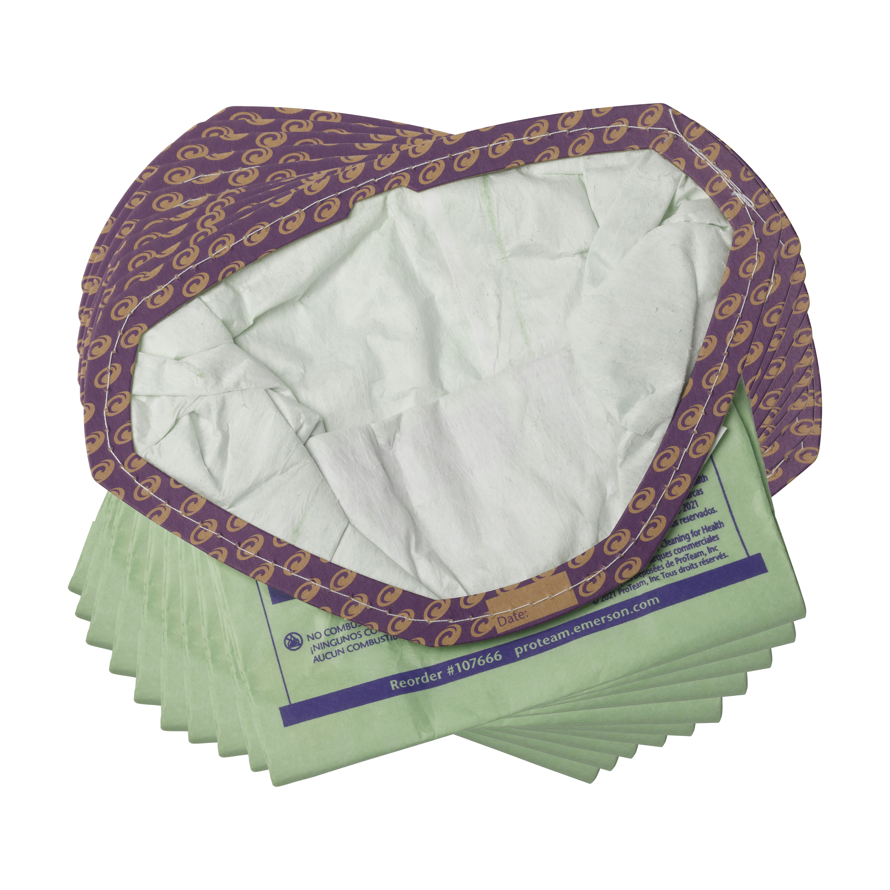 Ram＊→ GoFit 3 Open Collar Vacuum Filter Bags for ProTeam Commercial