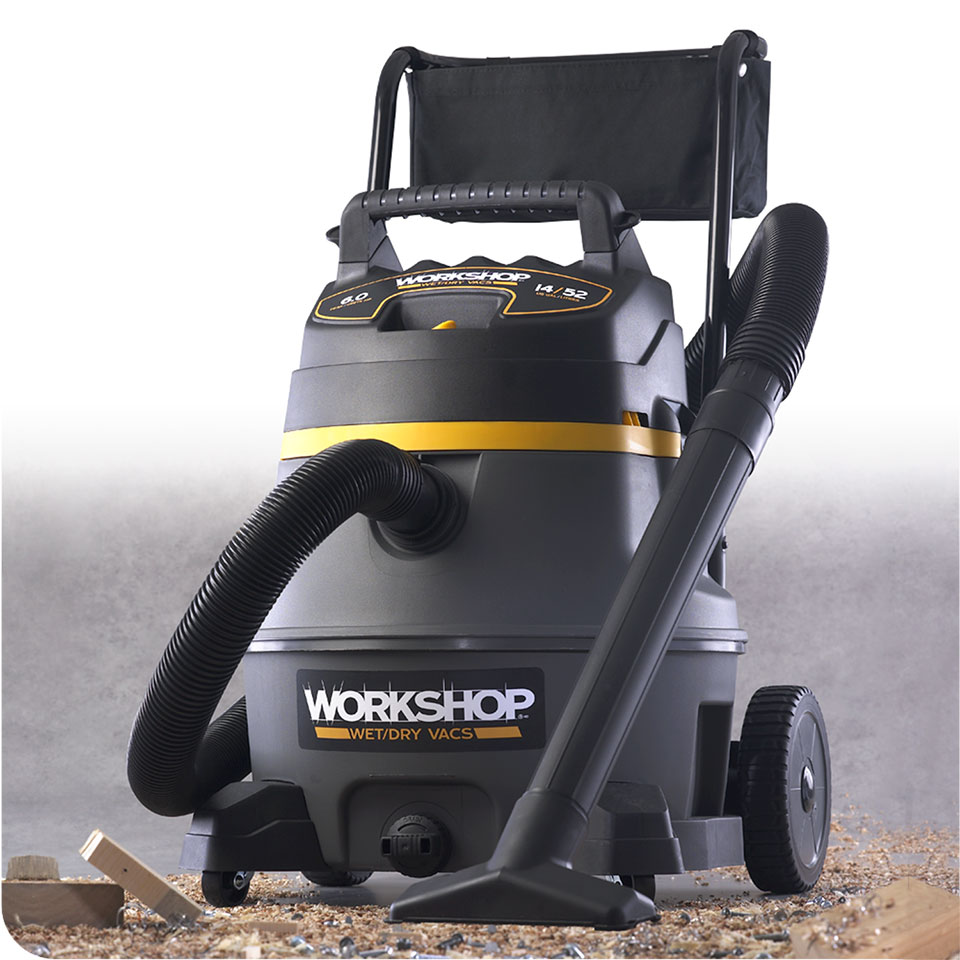 Workshop Wet Dry Vacs WS0400DE 4-Gallon 6.0 Peak HP Portable Blower Vacuum